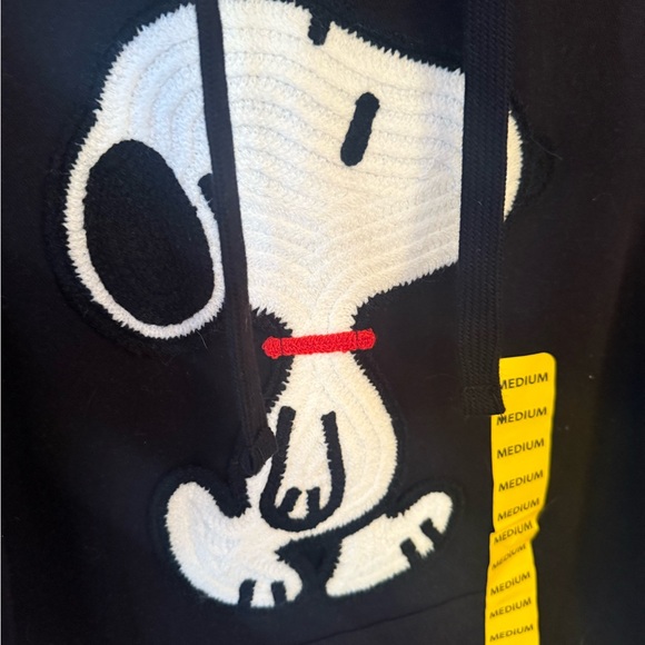 Peanuts Hoodie with Snoopy Embroidery NWT - Picture 6 of 8
